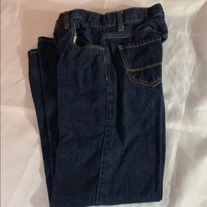 Rustic Blue Straight Jeans, Size 16